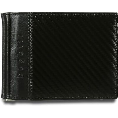 bugatti Comet Money Clip Wallet, Portefeuille RFID Cuir Homme avec Pince à Billet Noir bugatti Comet Money Clip Wallet, Portefeuille RFID Cuir Homme avec Pince à Billet Noir