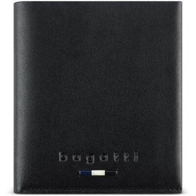 bugatti Romeo Étui pour cartes entièrement en cuir de vachette souple, protection RFID, avec 8 emplacements pour cartes, noir bugatti Romeo Étui pour cartes entièrement en cuir de vachette souple, protection RFID, avec 8 emplacements pour cartes, noir