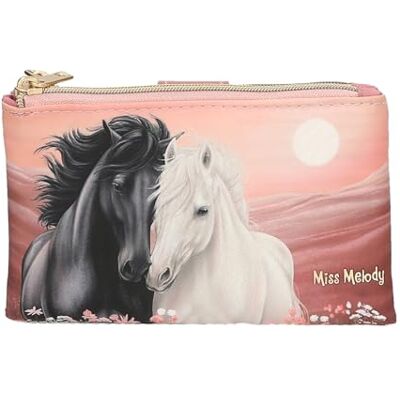 Depesche 13970 Miss Melody Blossom Pony Porte-Monnaie Rose, avec Motif de Cheval, Motif à Chevaux et détails dorés, Porte-Monnaie avec Fermeture à Bouton-Pression Depesche 13970 Miss Melody Blossom Pony Porte-Monnaie Rose, avec Motif de Cheval, Motif à Chevaux et détails dorés, Porte-Monnaie avec Fermeture à Bouton-Pression