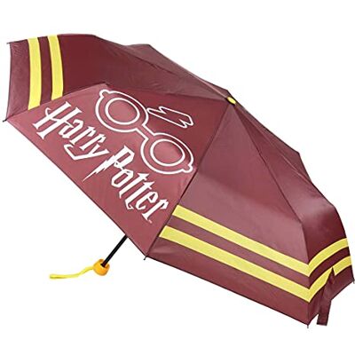 CERDÁ LIFE'S LITTLE MOMENTS Harry Potter S0725617 Parapluie pliable Bordeaux, multicolore, único, Classique CERDÁ LIFE'S LITTLE MOMENTS Harry Potter S0725617 Parapluie pliable Bordeaux, multicolore, único, Classique