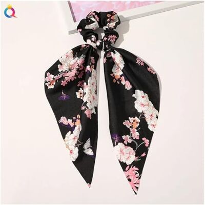 WJLYDM Écharpe à cheveux en satin imprimé long ruban chouchous pour femmes filles queue de cheval écharpe élastique pour cheveux accessoires de cheveux pour femmes filles décoration de cheveux (couleur 33) WJLYDM Écharpe à cheveux en satin imprimé long ruban chouchous pour femmes filles queue de cheval écharpe élastique pour cheveux accessoires de cheveux pour femmes filles décoration de cheveux (couleur 33)
