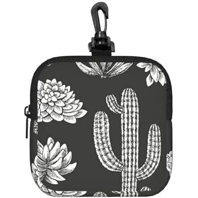Poadnly Imprimé cactus, sac de rangement carré à fermeture éclair, porte-monnaie en néoprène, petits portefeuilles, pochette à monnaie, porte-monnaie Poadnly Imprimé cactus, sac de rangement carré à fermeture éclair, porte-monnaie en néoprène, petits portefeuilles, pochette à monnaie, porte-monnaie