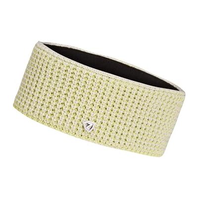 Ziener ILSE Bandeau pour femme, chaud, tricoté, doublé, blanc/citron vert, Usex Ziener ILSE Bandeau pour femme, chaud, tricoté, doublé, blanc/citron vert, Usex