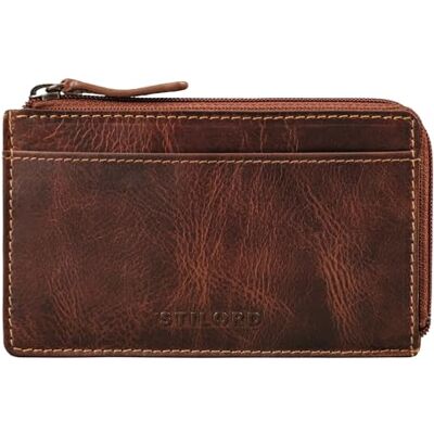 STILORD "Ano" Vintage Pochette Porte Clef Cuir 3-en-1 Porte-clés Mini Porte-Monnaie et Porte-Cartes en Cuir Véritable Couleur:salerno marron STILORD "Ano" Vintage Pochette Porte Clef Cuir 3-en-1 Porte-clés Mini Porte-Monnaie et Porte-Cartes en Cuir Véritable Couleur:salerno marron