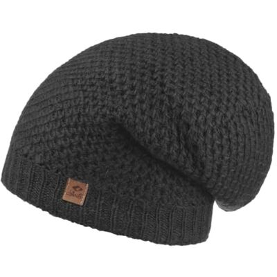 CHILLOUTS Nele Muts Oversize Beanie Dames/Heren Made in Nepal heren gebreide met voering voor Herfst/Winter CHILLOUTS Nele Muts Oversize Beanie Dames/Heren Made in Nepal heren gebreide met voering voor Herfst/Winter