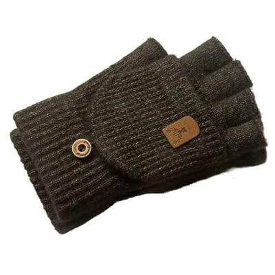 FNBDDX Gants tricotés sans doigts for l'hiver, épais et chauds, for écran tactile, for hommes femmes, gants à demi-doigts for étudiants(Dark Gray) FNBDDX Gants tricotés sans doigts for l'hiver, épais et chauds, for écran tactile, for hommes femmes, gants à demi-doigts for étudiants(Dark Gray)
