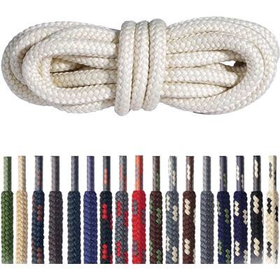 Mountval Lacets pour chaussures de randonnée et de trekking Lacets ronds et résistants en polyester Indéchirables 6 longueurs, 17 couleurs, 10 Beige, 150 cm – 7 bis 10 Ösenpaare Mountval Lacets pour chaussures de randonnée et de trekking Lacets ronds et résistants en polyester Indéchirables 6 longueurs, 17 couleurs, 10 Beige, 150 cm – 7 bis 10 Ösenpaare