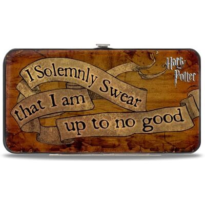 Buckle-Down Women's Hinge Wallet-Harry Potter, Marron, 7" x 4 Buckle-Down Women's Hinge Wallet-Harry Potter, Marron, 7" x 4
