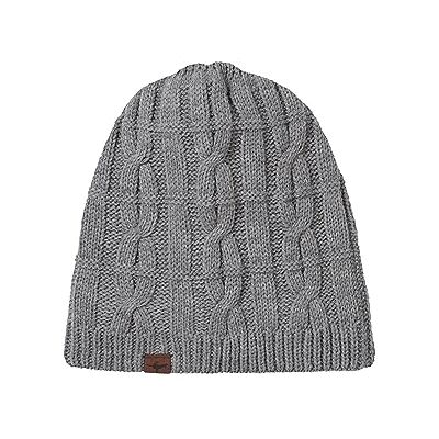 SEALSKINZ Unisexe Blakeney Waterproof Cold Weather Cable Knit Beanie Hat, gris marbré, S-M SEALSKINZ Unisexe Blakeney Waterproof Cold Weather Cable Knit Beanie Hat, gris marbré, S-M