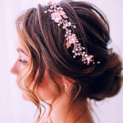 Unicra Serre-tête avec perles Accessoire de mariage pour femme Unicra Serre-tête avec perles Accessoire de mariage pour femme