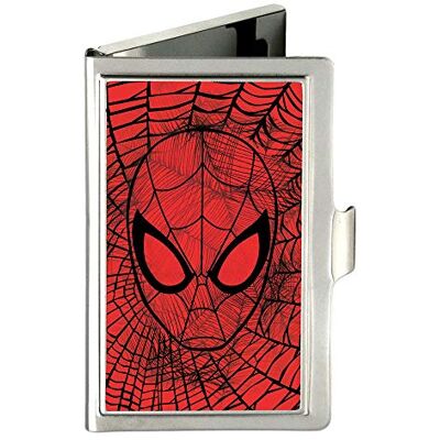 Buckle-Down Portefeuille – Porte-cartes de visite à boucle – Spider-Man Hommes 9,4 x 6,3 cm Buckle-Down Portefeuille – Porte-cartes de visite à boucle – Spider-Man Hommes 9,4 x 6,3 cm