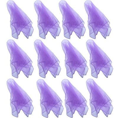 Hoerev Juggling Danse des Foulards Lot de 12 (40cmx40cm),12 Pourpre Hoerev Juggling Danse des Foulards Lot de 12 (40cmx40cm),12 Pourpre