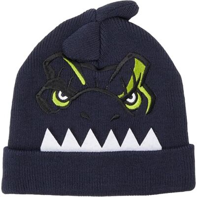 NAME IT Bestseller A/S Nmmjovanni Jurassic Knit Hat Vde Bonnet en Tricot Unisexe pour bébé, Saphir foncé, 46/47 NAME IT Bestseller A/S Nmmjovanni Jurassic Knit Hat Vde Bonnet en Tricot Unisexe pour bébé, Saphir foncé, 46/47
