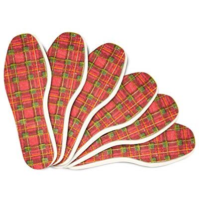 Kaps Tartan Semelles de Rechange avec Motif à Carreaux Élégant, Paquet de 6 Paires de Semelles Confortables pour Homme et Femme, Semelle Unisexe pour Utilisation Quotidienne Kaps Tartan Semelles de Rechange avec Motif à Carreaux Élégant, Paquet de 6 Paires de Semelles Confortables pour Homme et Femme, Semelle Unisexe pour Utilisation Quotidienne