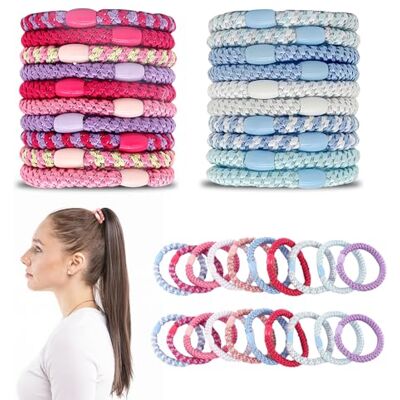 GFUEIGJ 20 Pièces Elastique Cheveux Fille, Élastiques À Cheveux Tressés Pour Femme Élastiques à Cheveux en Coton Doux Tissé Multicolore Elastique Cheveux, Sans Douleur et Durable GFUEIGJ 20 Pièces Elastique Cheveux Fille, Élastiques À Cheveux Tressés Pour Femme Élastiques à Cheveux en Coton Doux Tissé Multicolore Elastique Cheveux, Sans Douleur et Durable