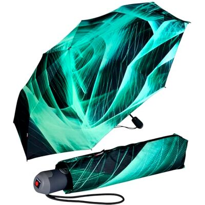 Knirps Parapluie de poche E.200 Medium Duomatic, Spheres malachite, 98 cm, Unique Knirps Parapluie de poche E.200 Medium Duomatic, Spheres malachite, 98 cm, Unique