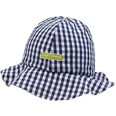 loud + proud Hut Vichy-Karo, GOTS Zertifiziert Chapeau, Ultramarin, 110/116 Enfant Unisexe loud + proud Hut Vichy-Karo, GOTS Zertifiziert Chapeau, Ultramarin, 110/116 Enfant Unisexe
