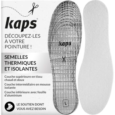 Kaps Alu Super Semelles Intérieures Thermales et Isolantes pour Chaussures d'Hiver, Fabriquées en Europe, Toutes Tailles Disponibles, Ajustable à Découper Multicolore, Multicolore, All size, Kaps Alu Super Semelles Intérieures Thermales et Isolantes pour Chaussures d'Hiver, Fabriquées en Europe, Toutes Tailles Disponibles, Ajustable à Découper Multicolore, Multicolore, All size,