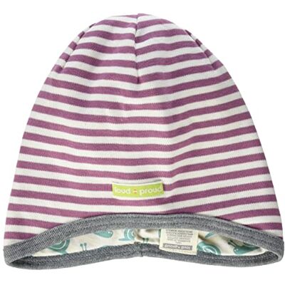 loud + proud Bonnet Réversible, Certifié Gos Bonnet Mixte enfant loud + proud Bonnet Réversible, Certifié Gos Bonnet Mixte enfant