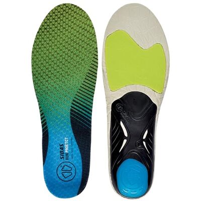 Sidas 3D Run Protect, Semelle Course à Pied, Propulsion et Stabilité, Absorption des Chocs et Confort Durable, Semelles Chaussures Homme et Femme, Bleu, 44-45 Sidas 3D Run Protect, Semelle Course à Pied, Propulsion et Stabilité, Absorption des Chocs et Confort Durable, Semelles Chaussures Homme et Femme, Bleu, 44-45