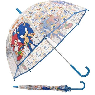 Kids Parapluie transparent cloche manuelle 46cm de Sonic, Couleur, único, décontracté, Couleur, único, décontracté Kids Parapluie transparent cloche manuelle 46cm de Sonic, Couleur, único, décontracté, Couleur, único, décontracté