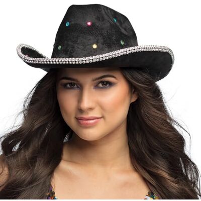 Boland Cappello da cowboy, copricapo, accessorio per costumi western, accessori per festival, carnevale o feste a tema Boland Cappello da cowboy, copricapo, accessorio per costumi western, accessori per festival, carnevale o feste a tema