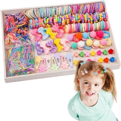 EYWILYWI Lot de 1191 mini élastiques à cheveux pour bébé Accessoires pour cheveux Pinces à cheveux pour petites filles Bandes élastiques Nœuds mignons Barrettes à clip de dessin animé EYWILYWI Lot de 1191 mini élastiques à cheveux pour bébé Accessoires pour cheveux Pinces à cheveux pour petites filles Bandes élastiques Nœuds mignons Barrettes à clip de dessin animé