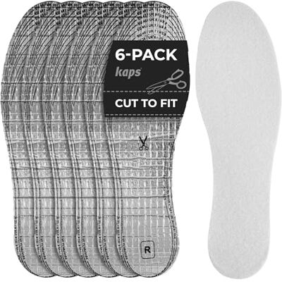 Kaps Alu Super Inserts De Semelle Thermique Et Isolante Pour Chaussures Bottes, 6 Paires De Semelles De Chaussures D'Hiver Coupées Pour S'Adapter Pour Adultes Unisexes, Lot De 6 Paires Kaps Alu Super Inserts De Semelle Thermique Et Isolante Pour Chaussures Bottes, 6 Paires De Semelles De Chaussures D'Hiver Coupées Pour S'Adapter Pour Adultes Unisexes, Lot De 6 Paires