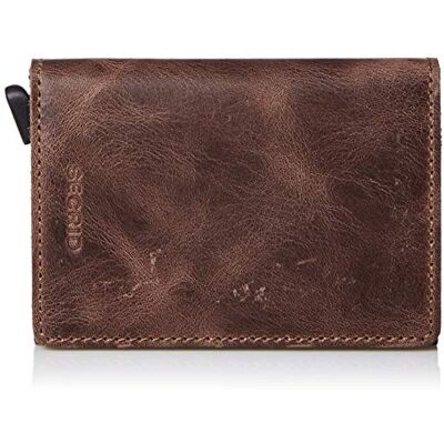 Secrid Porte-monnaie Slimwallet Vintage taille 10.2 cm, Chocolate, 10.2 cm Secrid Porte-monnaie Slimwallet Vintage taille 10.2 cm, Chocolate, 10.2 cm