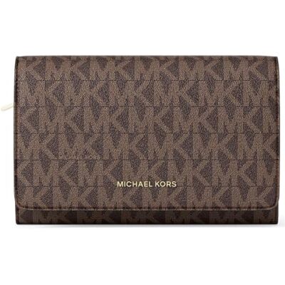 Michael Kors Portefeuille Lg Coin pour femme, BRN/Acorn, taille unique Michael Kors Portefeuille Lg Coin pour femme, BRN/Acorn, taille unique