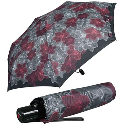 Knirps Parapluie de poche Slim Duomatic, Stellar Black, 90 cm, Parapluie de poche automatique Knirps Parapluie de poche Slim Duomatic, Stellar Black, 90 cm, Parapluie de poche automatique