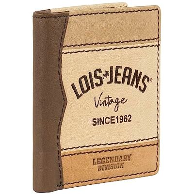 Lois Portemonnee Portemonnee Leer Portemonnee Heren Functioneel en Duurzaam Wallet For Men, Mens Wallet met Tijdloze, Bestendige Leer. RFID Portemonnee., Lichtbruin Lois Portemonnee Portemonnee Leer Portemonnee Heren Functioneel en Duurzaam Wallet For Men, Mens Wallet met Tijdloze, Bestendige Leer. RFID Portemonnee., Lichtbruin