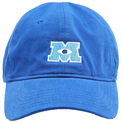 Disney Concept One Pixar Monsters Inc Casquette de baseball réglable en coton brodé avec bord incurvé, bleu, taille L, bleu, One Size Disney Concept One Pixar Monsters Inc Casquette de baseball réglable en coton brodé avec bord incurvé, bleu, taille L, bleu, One Size