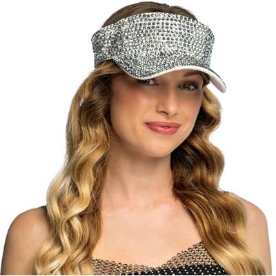 Boland Pare-soleil Glam, casquette pour adulte, bonnet des années 90 pour festival, carnaval ou fête à thème rétro Boland Pare-soleil Glam, casquette pour adulte, bonnet des années 90 pour festival, carnaval ou fête à thème rétro