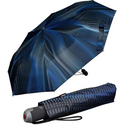Knirps Parapluie de poche E.200 Medium Duomatic, Sound Ocean, 98 cm, Rayé Knirps Parapluie de poche E.200 Medium Duomatic, Sound Ocean, 98 cm, Rayé
