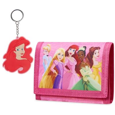 Disney Portefeuilles Enfant, Coffret Cadeau Porte Monnaie et Porte Clé, Idée Cadeau Stitch, Reine des Neiges, Princesse (Rose Princesses) Disney Portefeuilles Enfant, Coffret Cadeau Porte Monnaie et Porte Clé, Idée Cadeau Stitch, Reine des Neiges, Princesse (Rose Princesses)