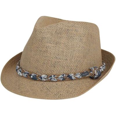 CHILLOUTS Chapeau en Paille Labasa Trilby Femme de soleil d'ete plage Ete printemps-ete CHILLOUTS Chapeau en Paille Labasa Trilby Femme de soleil d'ete plage Ete printemps-ete