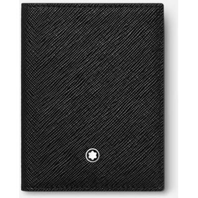 MONTBLANC MB Sartorial Card Holder 4cc BK Portefeuille, adulte, unisexe, noir (noir), taille unique MONTBLANC MB Sartorial Card Holder 4cc BK Portefeuille, adulte, unisexe, noir (noir), taille unique
