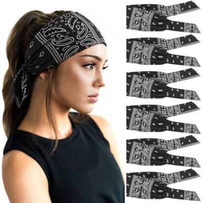 DRESHOW 6 Pièces Bandeau Cheveux pour Femme Yoga Courir Bandeaux Sport Entraînement Bandeaux Mignon Accessoire DRESHOW 6 Pièces Bandeau Cheveux pour Femme Yoga Courir Bandeaux Sport Entraînement Bandeaux Mignon Accessoire