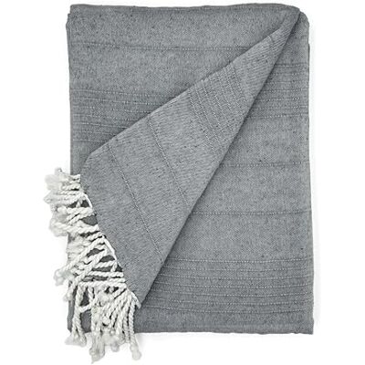 Cardenal Textil Peñíscola Foulard multifonction pour lit et canapé Anthracite 230 x 260 cm Cardenal Textil Peñíscola Foulard multifonction pour lit et canapé Anthracite 230 x 260 cm