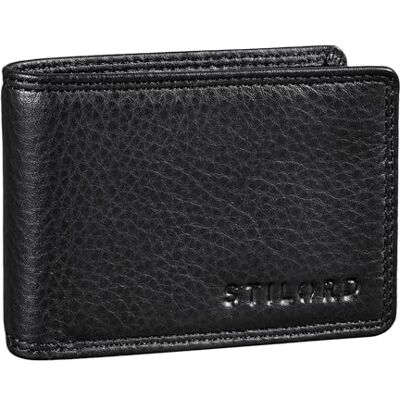 STILORD "Jay" Petit Porte Monnaie Homme RFID en Cuir Vintage Porte Carte Blocage NFC Mini Pochette Portefeuille Bourse Élégant Cuir Véritable Couleur:noir STILORD "Jay" Petit Porte Monnaie Homme RFID en Cuir Vintage Porte Carte Blocage NFC Mini Pochette Portefeuille Bourse Élégant Cuir Véritable Couleur:noir