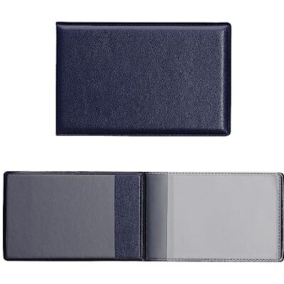 kwmobile Porte carte de crédit carte d'identité permis de conduire avec 3x compartiments Étui portefeuille en simili cuir bleu foncé kwmobile Porte carte de crédit carte d'identité permis de conduire avec 3x compartiments Étui portefeuille en simili cuir bleu foncé