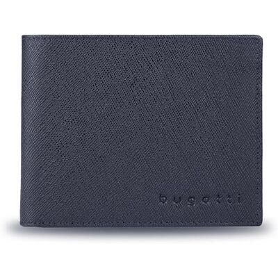 bugatti Lima – Portefeuille en Cuir Saffiano avec Protection RFID pour Homme Noir bugatti Lima – Portefeuille en Cuir Saffiano avec Protection RFID pour Homme Noir