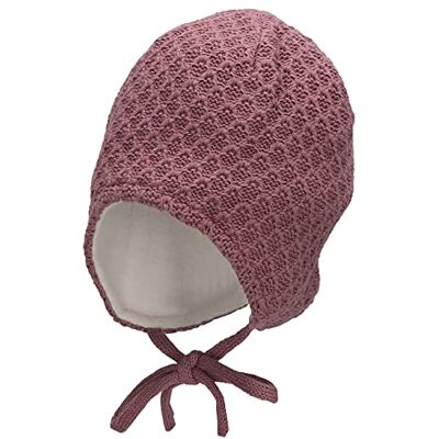 Sterntaler Bonnet en Tricot avec Cordons, Lilas, 31/34 Fille, Lilas, 31-34 Sterntaler Bonnet en Tricot avec Cordons, Lilas, 31/34 Fille, Lilas, 31-34