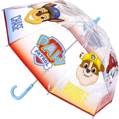 CERDÁ LIFE'S LITTLE MOMENTS Parapluie à bulles Pat' Patrouille Imprimé des chiens de la Pat' Patrouille Ouverture manuelle Fabriqué en 100% POE avec structure en fibre CERDÁ LIFE'S LITTLE MOMENTS Parapluie à bulles Pat' Patrouille Imprimé des chiens de la Pat' Patrouille Ouverture manuelle Fabriqué en 100% POE avec structure en fibre
