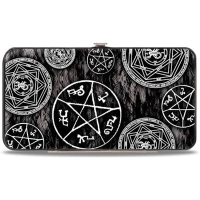 Buckle-Down Porte-monnaie pour femme Hinge Supernatural, multicolore, taille unique Buckle-Down Porte-monnaie pour femme Hinge Supernatural, multicolore, taille unique