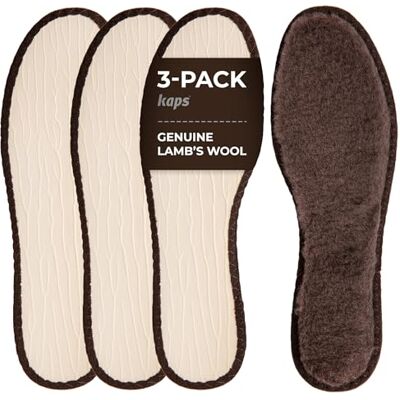 Kaps Semelles D'Hiver En Laine D'Agneau Pour Bottes, Semelles De Remplacement Pour Hommes Et Femmes, Durables Et Chaudes, 3 Paires D'Inserts De Chaussures D'Hiver, Par (39 EUR / 6 UK Femmes) Kaps Semelles D'Hiver En Laine D'Agneau Pour Bottes, Semelles De Remplacement Pour Hommes Et Femmes, Durables Et Chaudes, 3 Paires D'Inserts De Chaussures D'Hiver, Par (39 EUR / 6 UK Femmes)