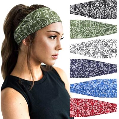 DRESHOW Bandeau Cheveux pour Femme Yoga Courir Bandeaux Sport Entraînement Bandeaux Mignon Accessoire DRESHOW Bandeau Cheveux pour Femme Yoga Courir Bandeaux Sport Entraînement Bandeaux Mignon Accessoire