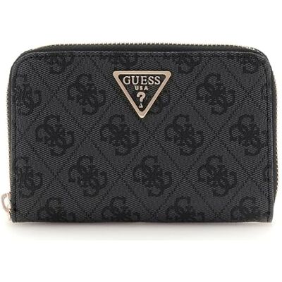 GUESS Eco Erica SLG Portefeuille à fermeture éclair moyenne avec logo Coal GUESS Eco Erica SLG Portefeuille à fermeture éclair moyenne avec logo Coal