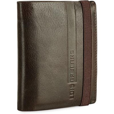 Lois Portefeuille pour homme en cuir avec porte-monnaie et plusieurs compartiments, portefeuilles et porte-monnaie. Portefeuille pour homme. RFID 202621, Marron, Única, Classique Lois Portefeuille pour homme en cuir avec porte-monnaie et plusieurs compartiments, portefeuilles et porte-monnaie. Portefeuille pour homme. RFID 202621, Marron, Única, Classique